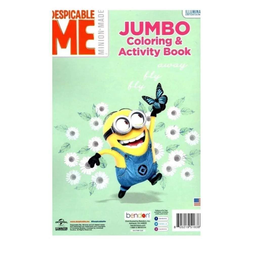 Despicable Me Minions Made Jumbo Coloring And Activity Book Spring